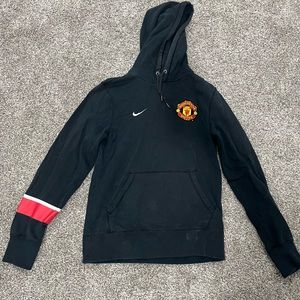 Nike Manchester United Soccer Team Hoodie. Black. Men’s. Size S.